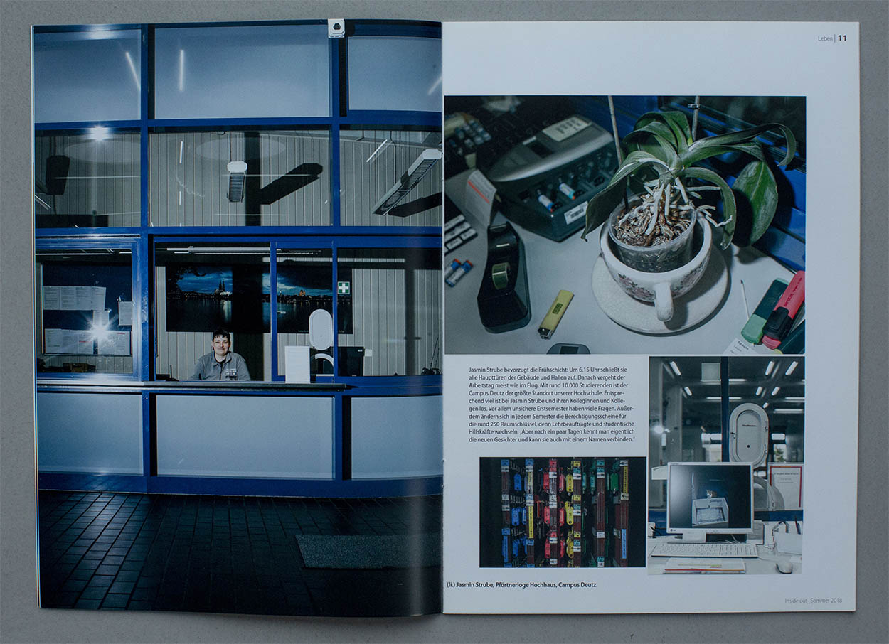 40/53&emsp;&emsp;&emsp;&emsp;Inside Out - Magazine of TH Köln University of Applied Sciences - Gatekeeper at the university - 2018