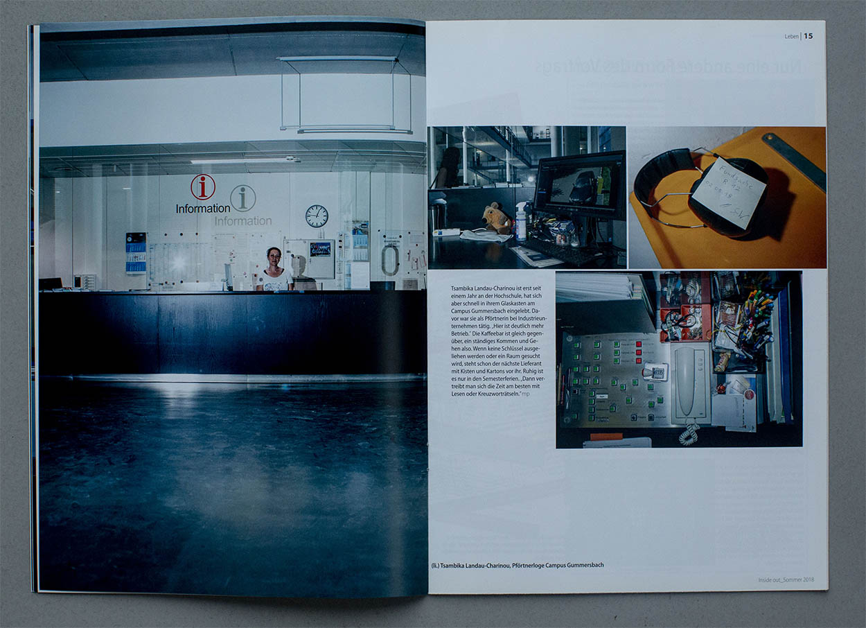 42/53&emsp;&emsp;&emsp;&emsp;Inside Out - Magazine of TH Köln University of Applied Sciences - Gatekeeper at the university - 2018