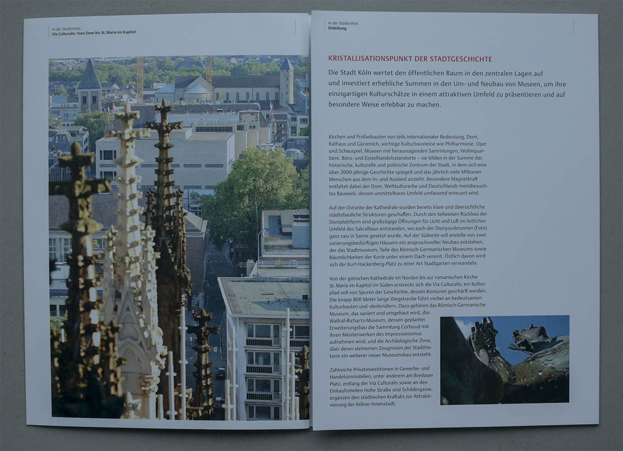 47/53&emsp;&emsp;&emsp;&emsp;Stadt Köln - Brochure Via Culturalis - 2015
