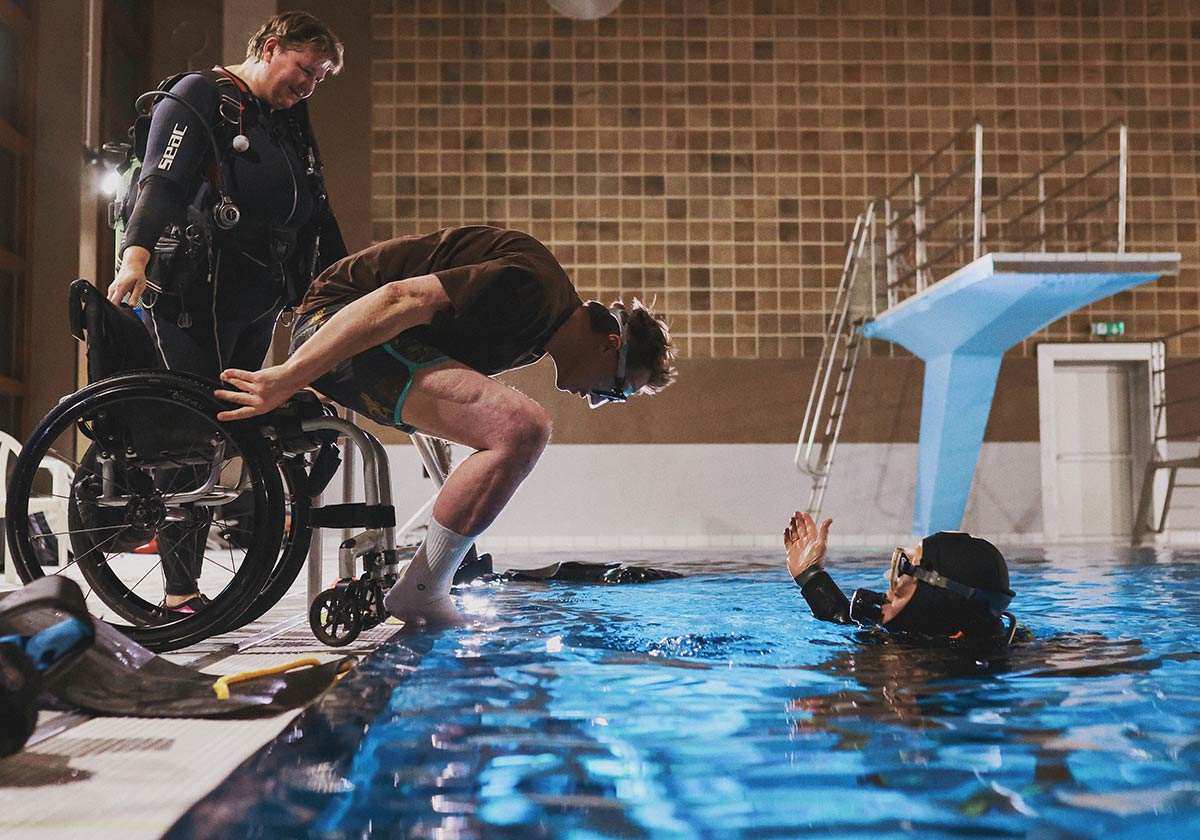 2/21&emsp;&emsp;&emsp;&emsp;Aktion Mensch, Inclusive diving team - dive together Cologne, 2024
