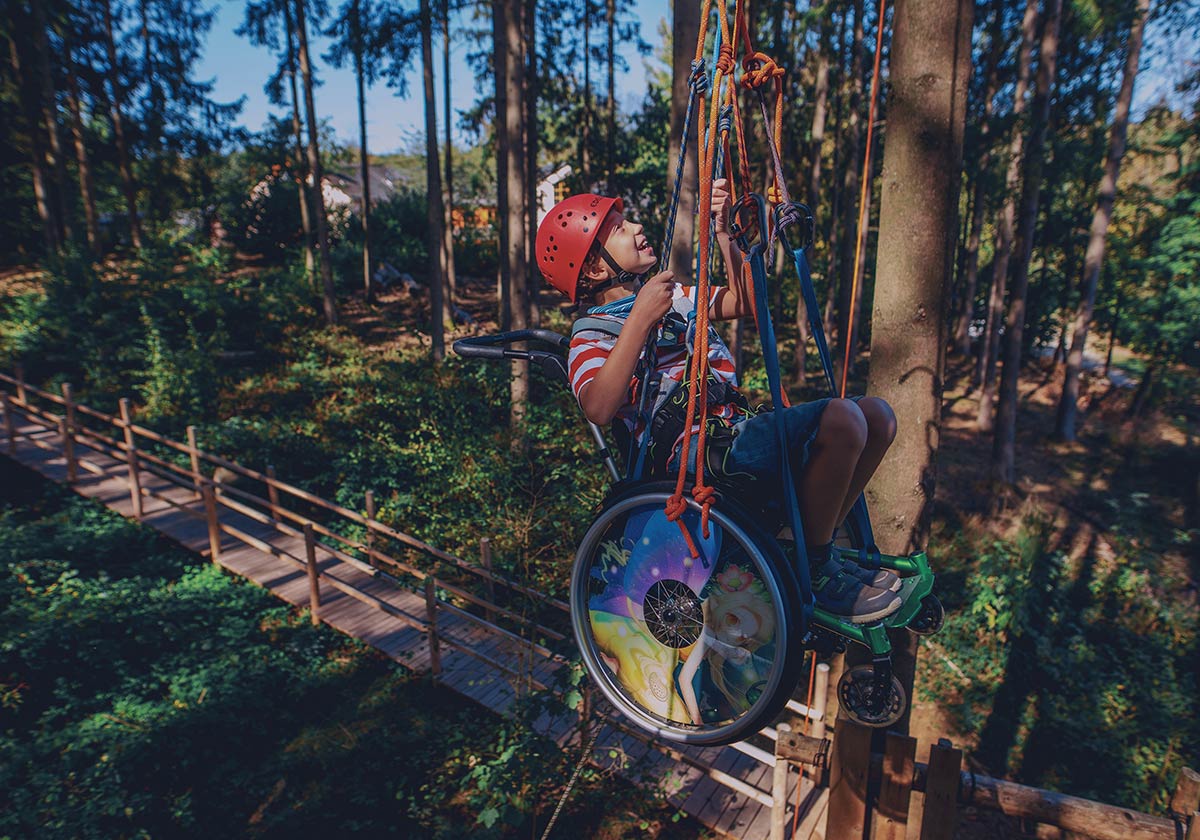 16/21&emsp;&emsp;&emsp;&emsp;Aktion Mensch, Barrier-free tree houses in Kell am See, 2020